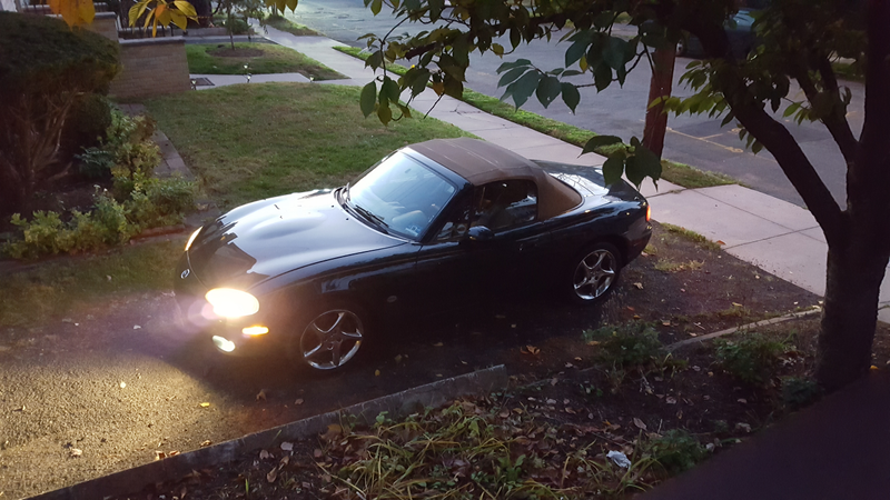 Miata at dawn.